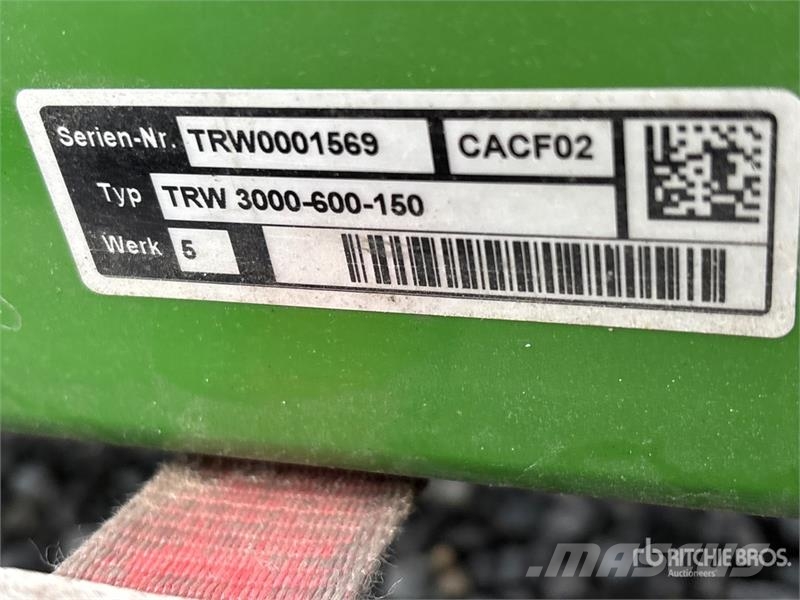 Amazone TRW 3000-600-150 3 m Land Roller Rullmasinad