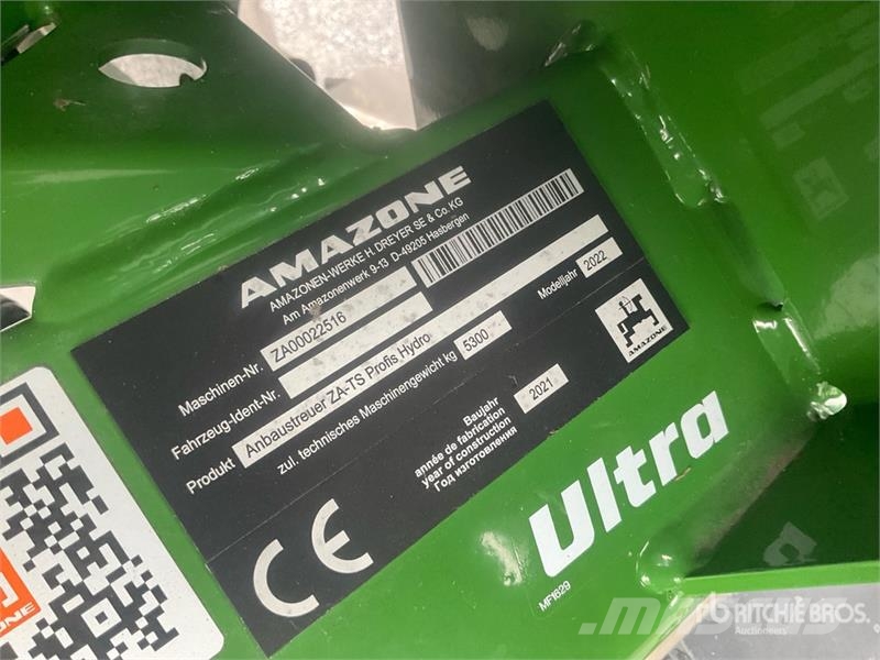 Amazone ZA-TS 3200 Ultra Profis Hydro Fertilizer Spreader Liquid fertilizer applicators