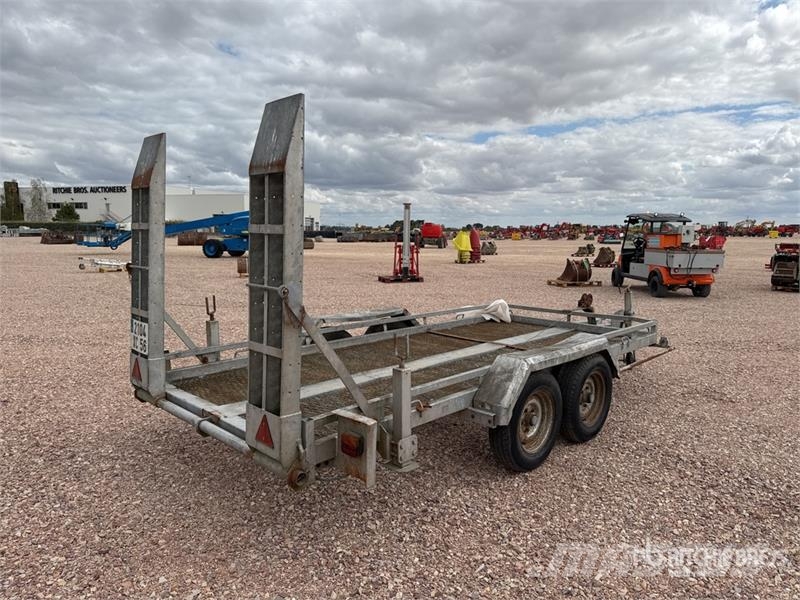  Amca Noval T/A Remorque Porte Vehicules Flatbed Tr Pick up/Prelata