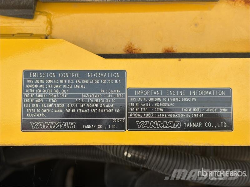 Ammann Yanmar SV 100- 1A Tracked Excavator Rupsgraafmachines
