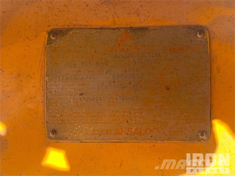 Ansaldo M2B 315 SB4 250 kVA Generator Set Dizel Jeneratörler