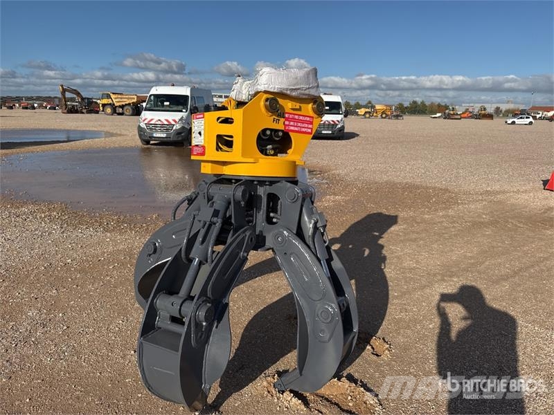 AROLES EOG50 Rotating orange grapple Excavator Gra Grapples