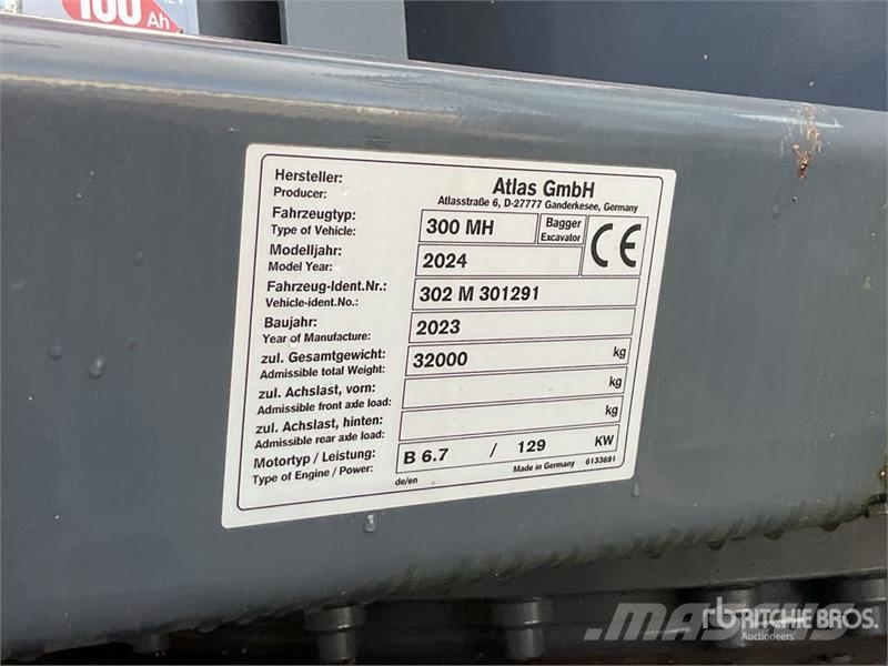 Atlas 300 MH Wheel Material Handler (Unused) Sonstige Baumaschinen