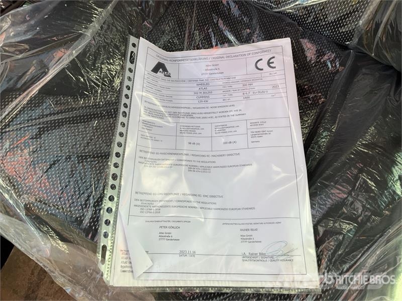 Atlas 300 MH Wheel Material Handler (Unused) معدات البناء - غير ذلك