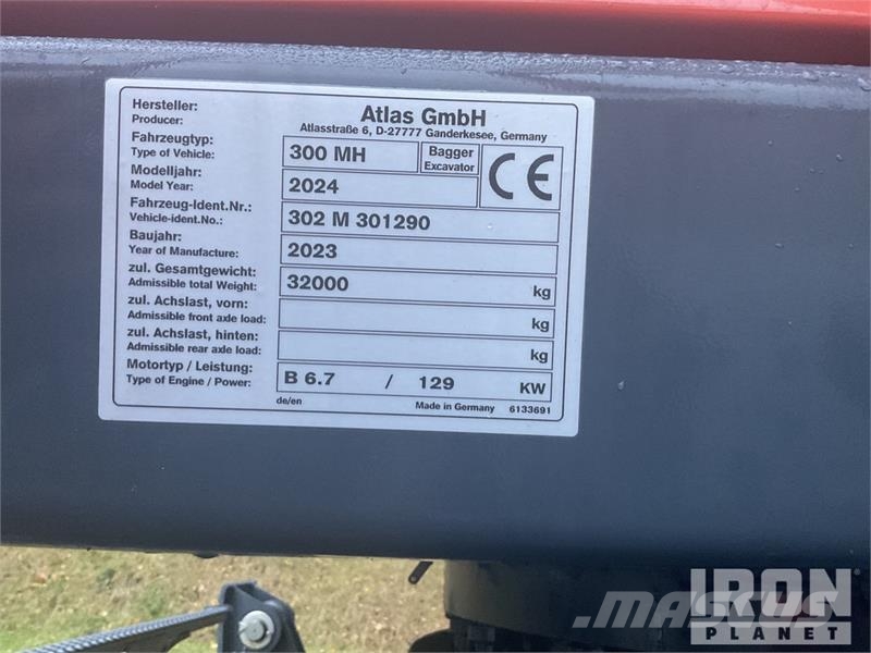 Atlas 300MH Wheel Material Handler (Unused) Construction - Others