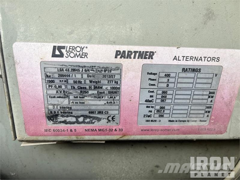 Atlas COPC QAX60 60 kVA Mobile Generator Set Dizelski agregati