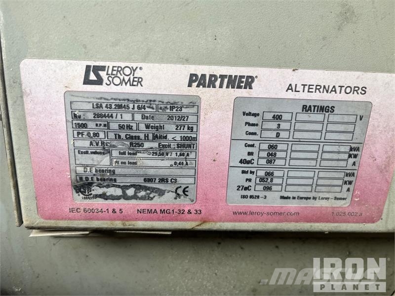 Atlas COPC QAX60 60 kVA Mobile Generator Set Dizelski agregati