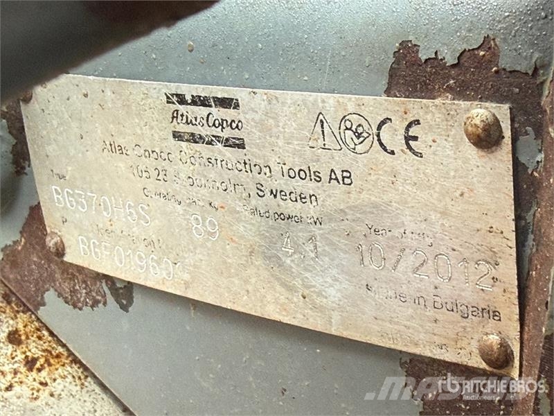 Atlas Copco BG370H6S Power Trowel Trowels