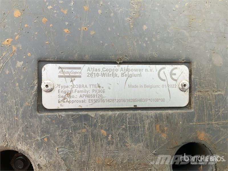 Atlas Copco Cobra TTE Demolition Breaker Beitelploeg