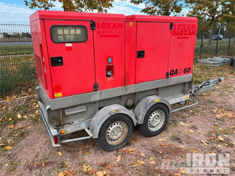 Atlas Copco QAS 60 PD 60 kVA Mobile Generator Set Naftové generátory