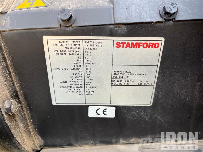 Atlas Copco QAS 60 PD 60 kVA Mobile Generator Set Naftové generátory