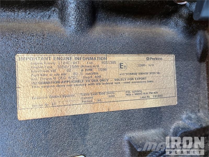 Atlas Copco QAS 60 PD 60 kVA Mobile Generator Set Naftové generátory