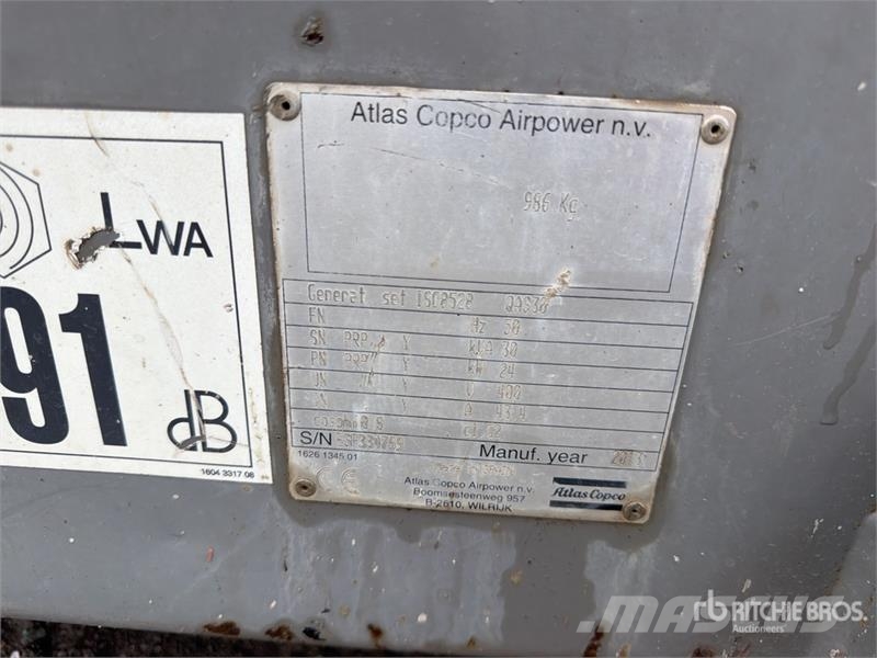 Atlas Copco Qas38 30 kVA Containerized Groupe Electrogene Gene Dízel áramfejlesztők
