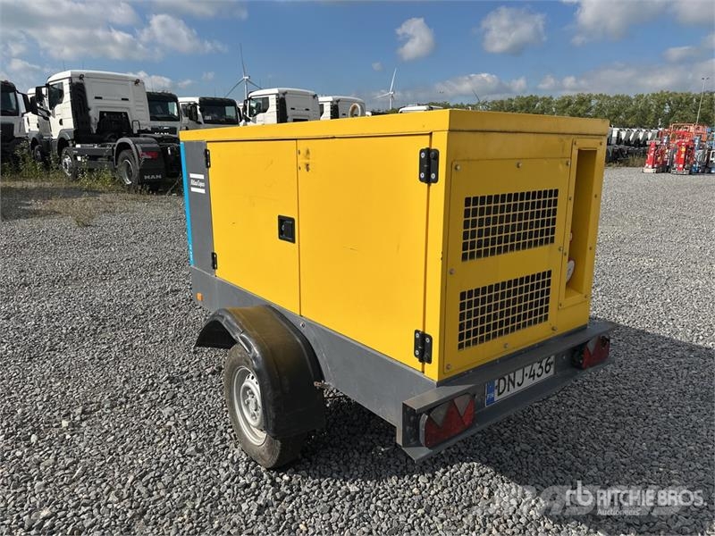 Atlas Copco QES30 30 kVA Mobile Generator Set Diesel Generators