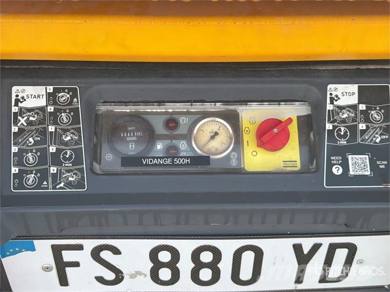 Atlas Copco XAS38 Compresseur A Air Air Compressor Compressori