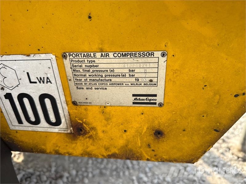Atlas Copco XAS45DD Air Compressor Compressori