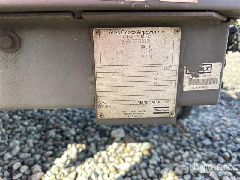 Atlas Copco XAS97DD Mobile Air Compressor Compressors