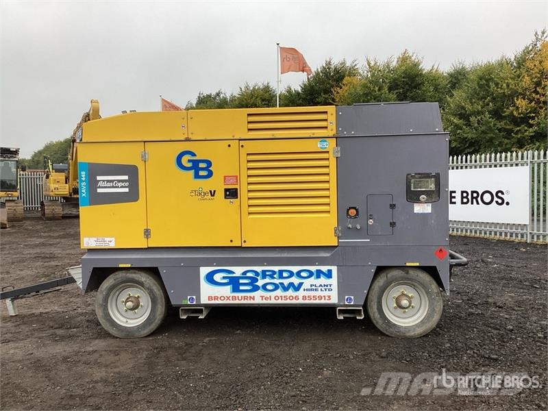 Atlas Copco XAVS 448 Mobile Air Compressor Компресори