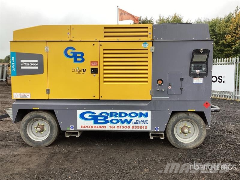 Atlas Copco XAVS 448 Mobile Air Compressor Компресори