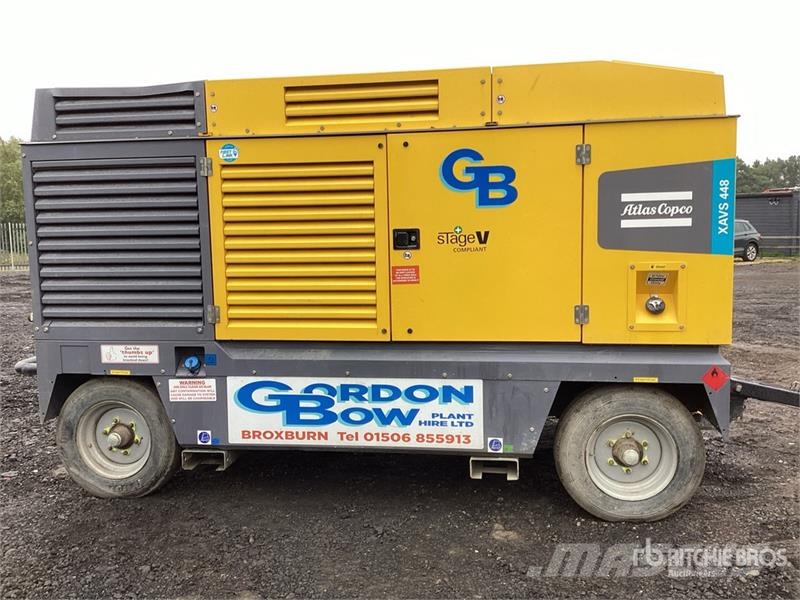 Atlas Copco XAVS 448 Mobile Air Compressor Компресори