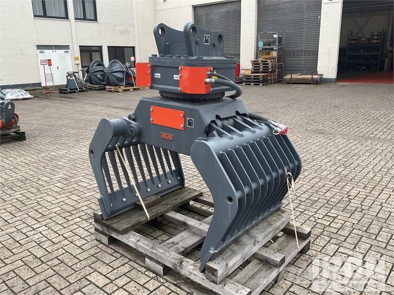 Atlas E200-1000 1080 mm Rotating 400L Demolition Grapple Grapples