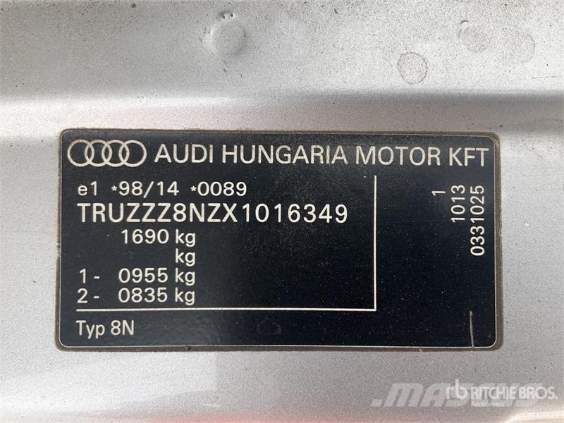 Audi TT Coupe AWD Gasoline Automobile Automobili