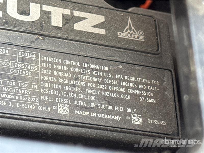 Ausa C 501 H X4 5000 kg 4x4 Rough Terrain Forklift (Unu Vanterenski viljuškar