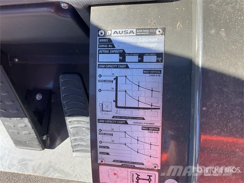 Ausa C251H 4x4 Rough Terrain Forklift (Unused) Montacargas todo terreno