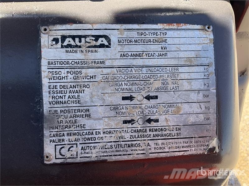 Ausa CH200 4x4 Rough Terrain Forklift شاحنات الطرق الوعرة