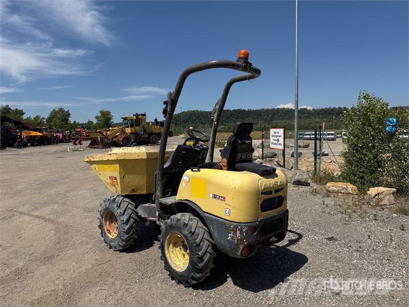 Ausa D120AHG 1.2 t 4x4 Swivel Motobasculeur Dumper Stavebné sklápače