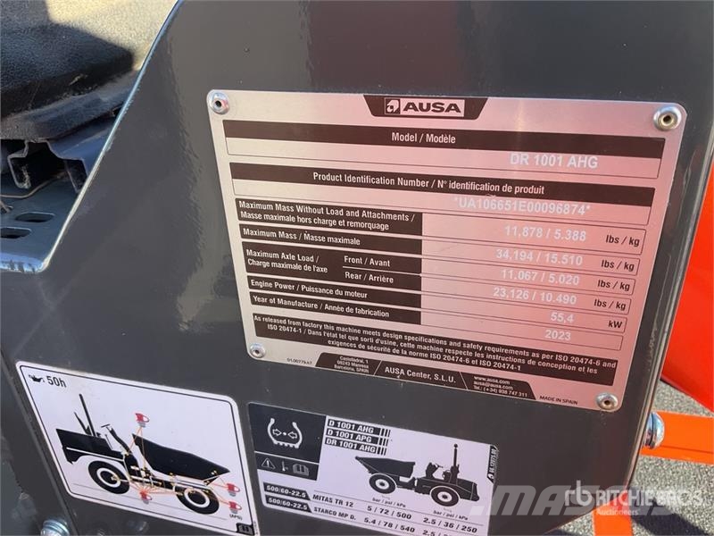 Ausa DR1001AHG 4x4 Swivel Dumper (Unused) Demperi za gradilišta