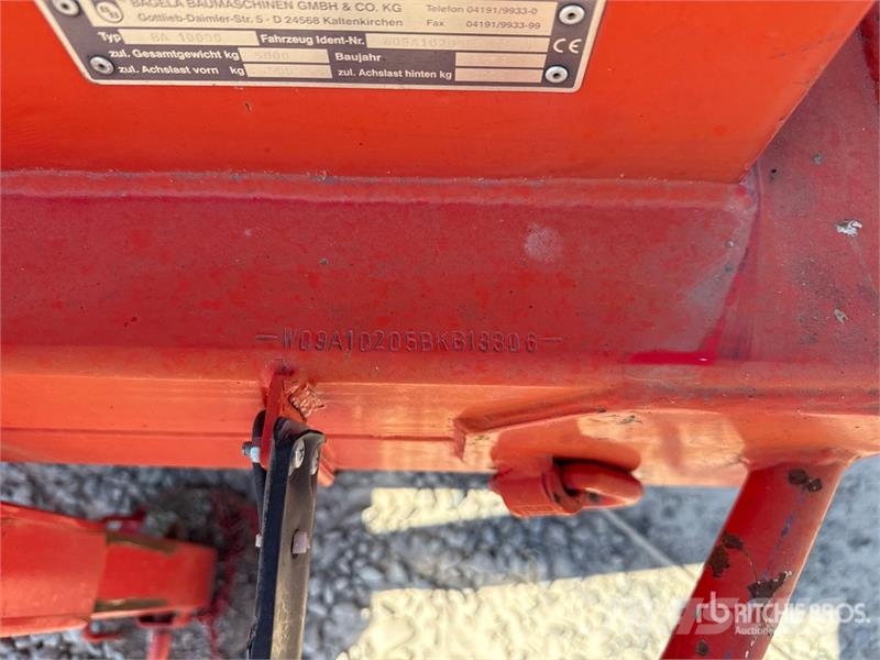 Bagela BA1000 T/A Asphalt Trailer Asfalto mašinų priedai
