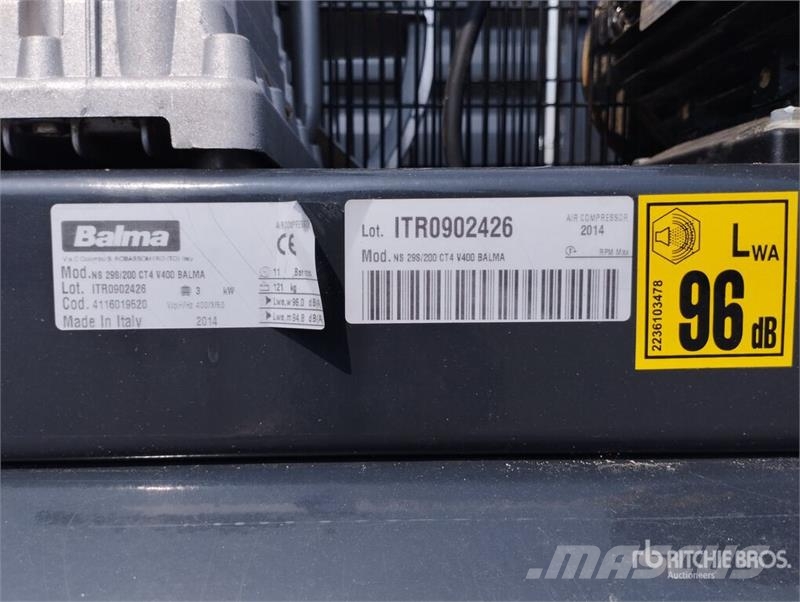  Balma 29S/200 CT4 Big 200L Air Compressor Kompresszorok