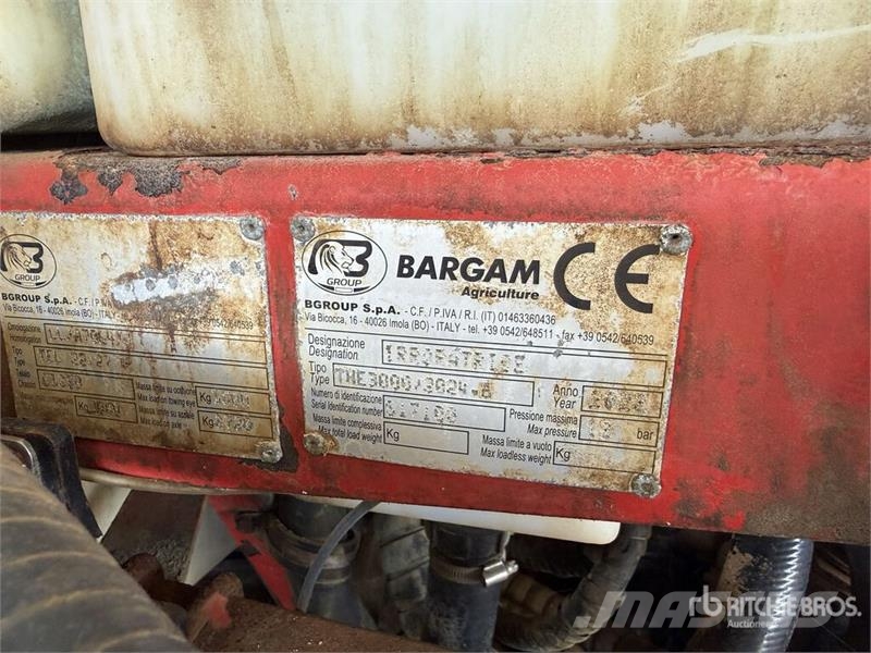 Bargam Elios 3000 Pull-Type Sprayer Pulverizadores arrastrados