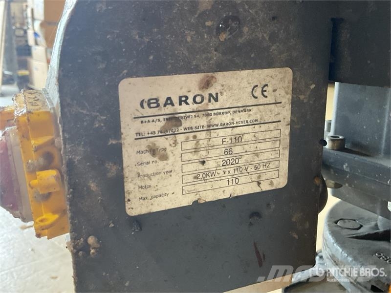 Baron F-110 Mortar and Grout Mixer Betonmixers