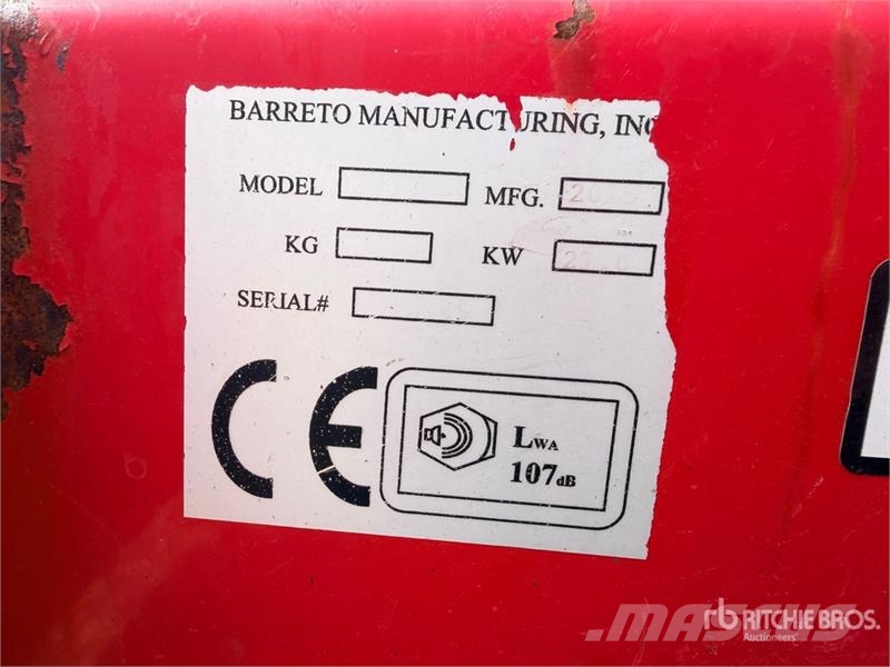 Barreto Tracked Microtrencher Trancheuse Trencher Trancheuse