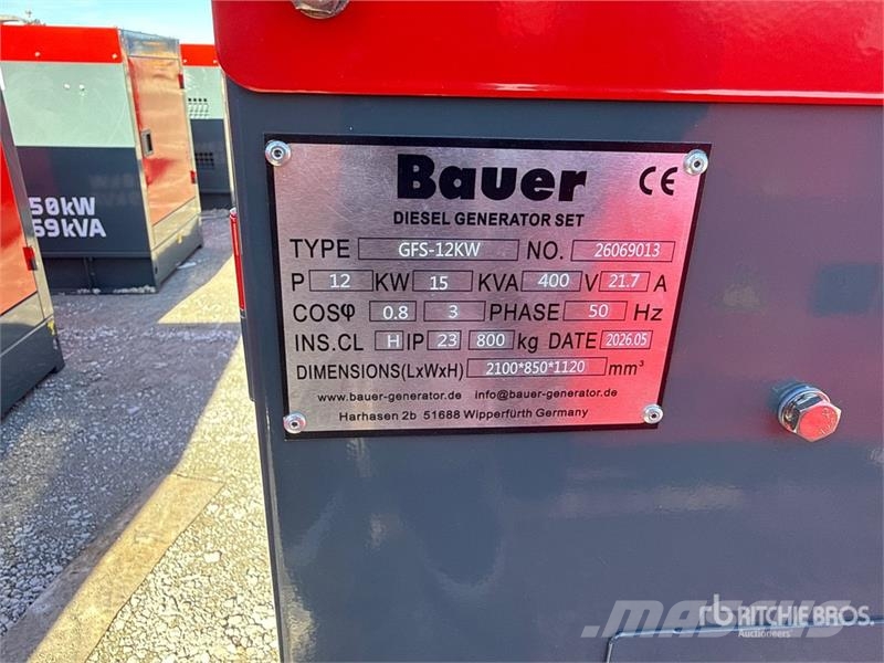 Bauer Generatoren GFS-12 ATS Portable Generator Set (Unu Autres générateurs