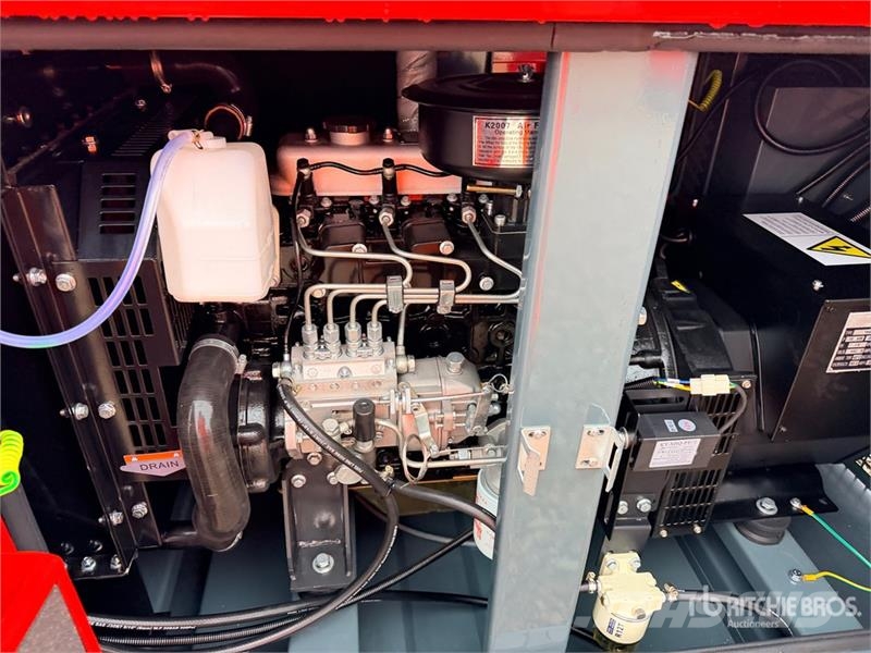 Bauer Generatoren GFS-16KW 20 kVA Skid-Mounted Generator 디젤 발전기