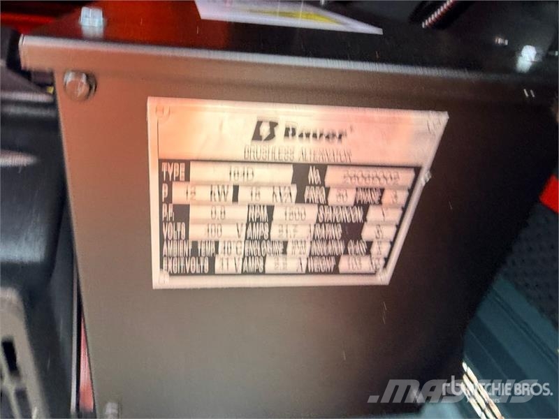 Bauer Generatoren GFS-12KW 15 kVA Portable Generator Set Egyéb Áramfejlesztők