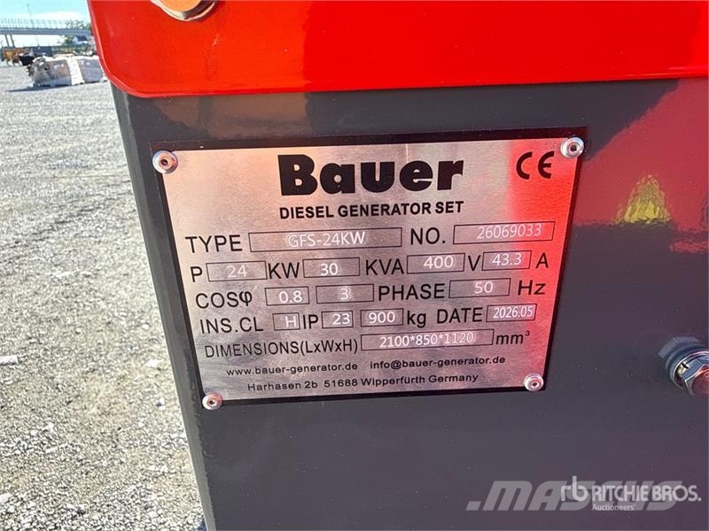 Bauer Generatoren GFS-24 ATS Generator Set (Unused) مولدات ديزل