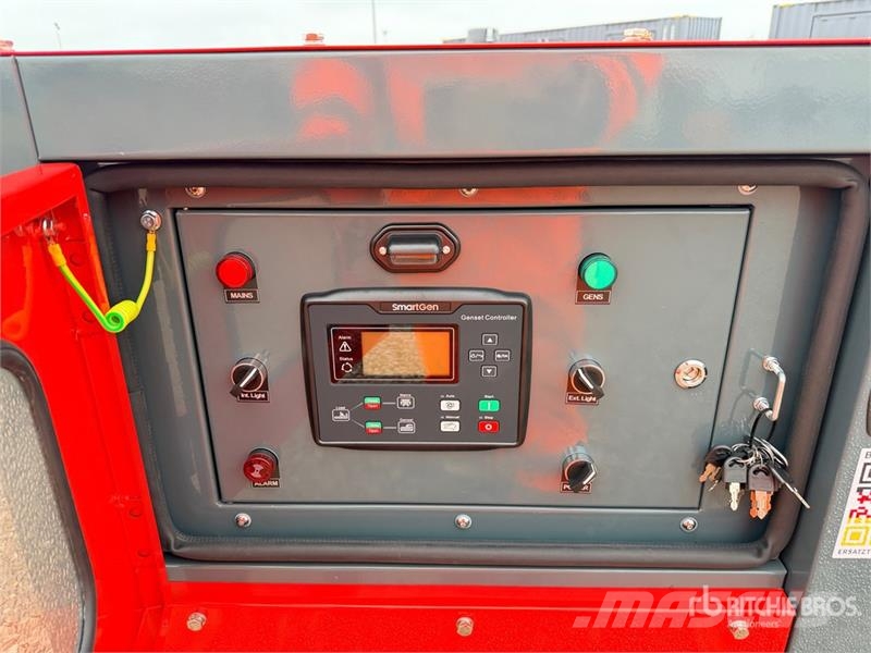 Bauer Generatoren GFS-16KW 20 kVA Skid-Mounted Generator 디젤 발전기