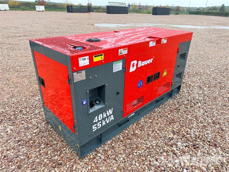 Bauer Generatoren GFS-40KW 50 kVA Skid-Mounted Generator Dizel generatori
