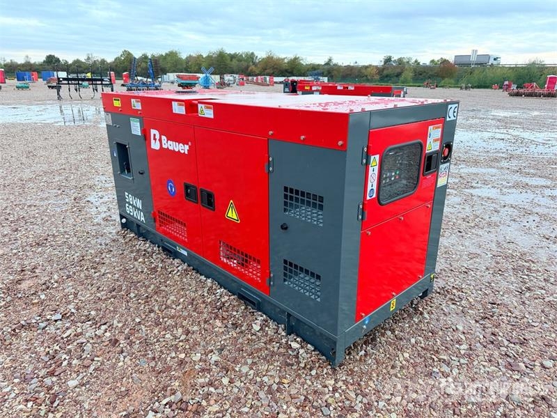 Bauer Generatoren GFS-50KW 62.5 kVA Skid-Mounted Generat Дизельные генераторы