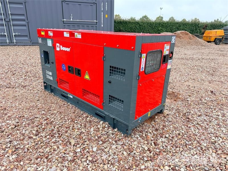 Bauer Generatoren GFS-24KW 30 kVA Skid-Mounted Generator 디젤 발전기