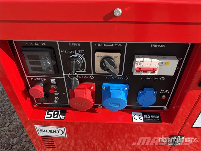 Bauer Generatoren GFS-6 8 kW Mobile 230/400 Volt Generat Dizelski agregati