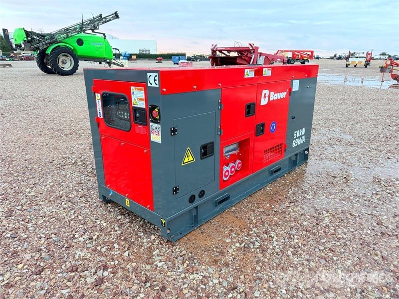 Bauer Generatoren GFS-50KW 62.5 kVA Skid-Mounted Generat Дизельные генераторы