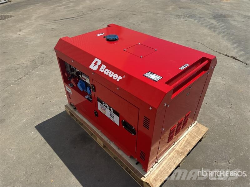 Bauer GFS-6 8 kVA Groupe Electrogene (Non Utilise) Gener Générateurs diesel