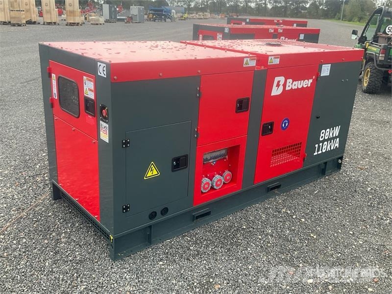 Bauer GFS 80 ATS 100 kVA Generator Set Dieselgeneraattorit