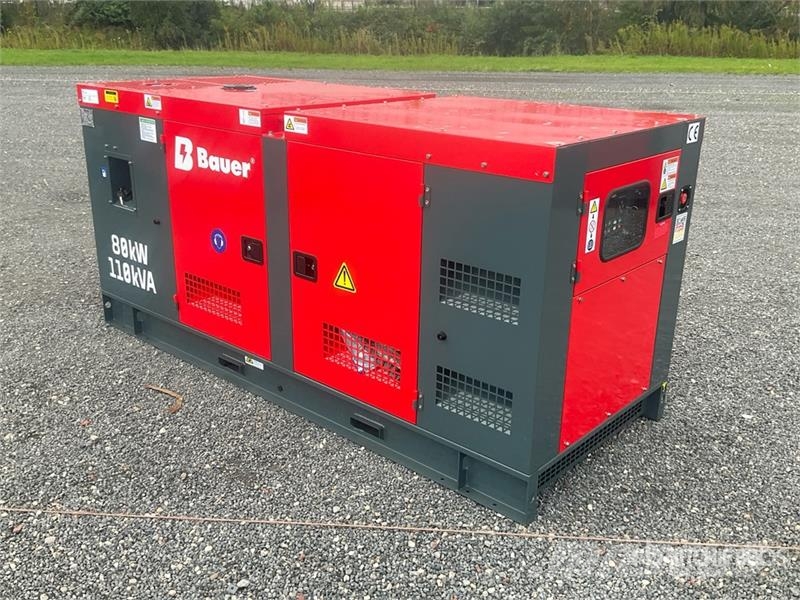 Bauer GFS 80 ATS 100 kVA Generator Set Dieselgeneraattorit