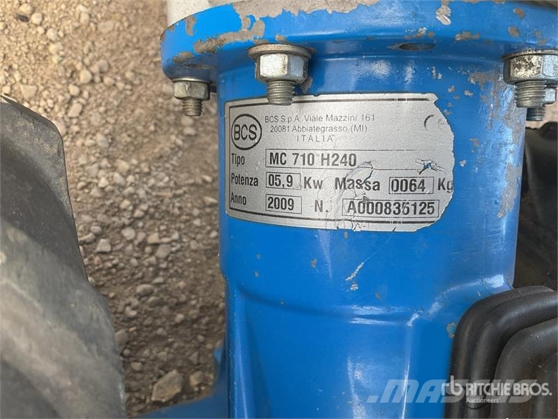 BCS MC 710 H240 Rototiller Grapa si pluguri rotative